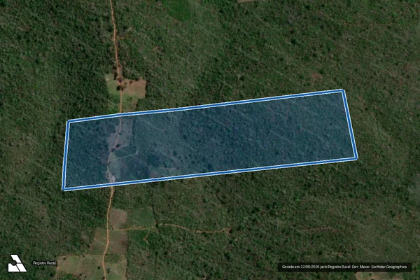 Imagem de satélite de FAZENDA BRANDÃO II ? GLEBA 01 - GLEBA 01 - LOTE 03 em Cuité - PB