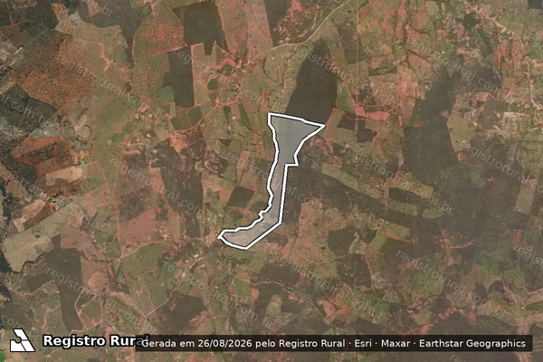 Imagem de satélite de FAZENDA JOAQUIM SOUZA - Parcela 1 em Urandi - BA