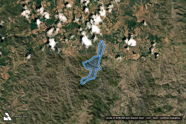 Imagem de satélite de FAZENDA DOS FIRMES - Gleba 01 em Peçanha - MG