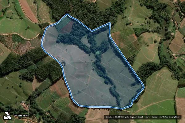 Imagem de satélite de SITIO DO CHAVI - Parcela 1 em Jarinu - SP