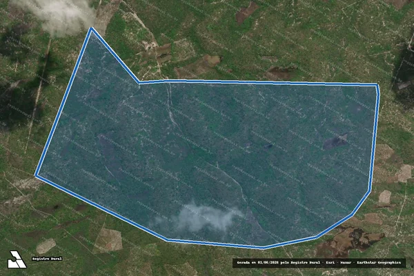Imagem de satélite de GLEBA BOSQUE OU GUAJIRU - PARTE 03 em Barreirinhas - MA