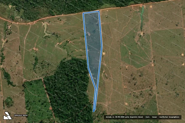 Imagem de satélite de SITIO MINAS - LOTE 34 - PF ALTO MADEIRA - GB EUCLIDES DA CUNHA - GB IQUIRI - ST CALIFORNIA - PARCELA B em Lábrea - AM