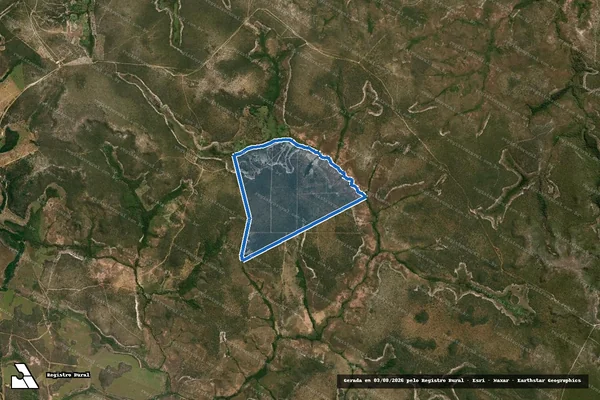 Imagem de satélite de Fazenda Rio Claro - Parte 1 em Arinos - MG