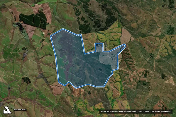 Imagem de satélite de Fazenda do Branquilho - Parte 1 em São Gabriel - RS