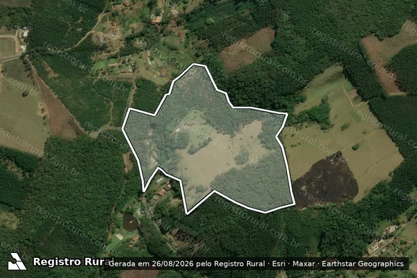 Imagem de satélite de Sitio Moriah - Sitio Moriah em Nazaré Paulista - SP