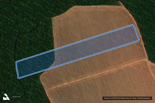 Imagem de satélite de FAZENDA SÃO DOMINGOS - Parte 2 em Vera - MT