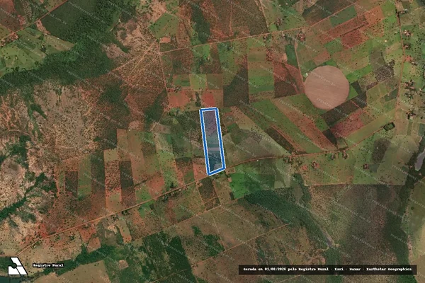 Imagem de satélite de PA VAZANTE ? LOTE 13 - PA VAZANTE ? LOTE 13-A em Unaí - MG