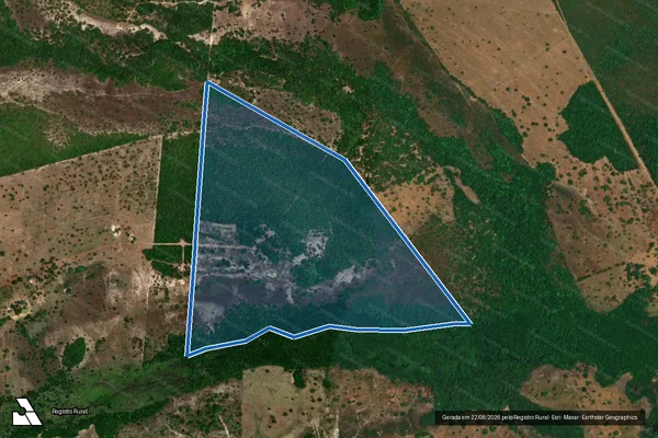 Imagem de satélite de Gleba Canabrava – Area 2 – LOTE 243 / Lote 243