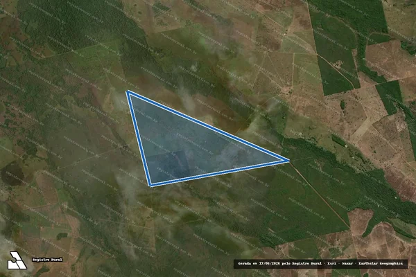 Imagem de satélite de FAZENDA INDEPENDÊNCIA - FAZENDA INDEPENDÊNCIA em São Miguel do Araguaia - GO