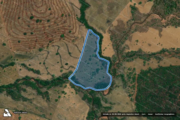 Imagem de satélite de FAZENDA VISEU - 001 em Campina Verde - MG