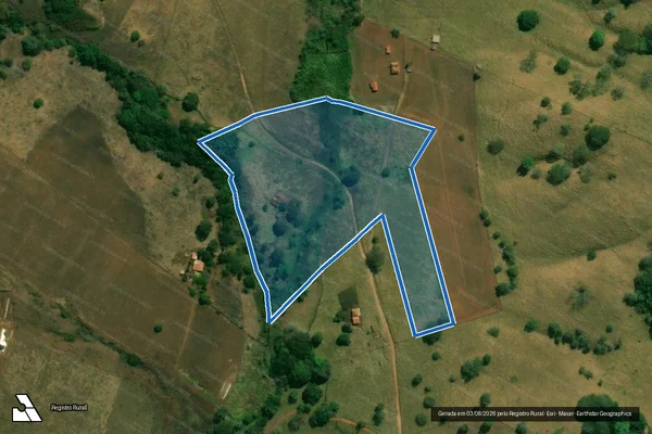 Imagem de satélite de FAZENDA FORTALEZA - Parcela 1 em Guimarânia - MG