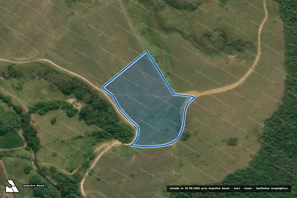 Imagem de satélite de Fazenda Regato e Santa Vitória - Parcela 2 em Queluz - SP