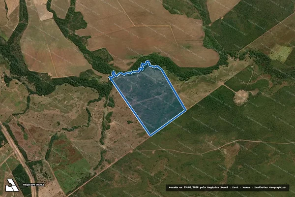 Imagem de satélite de FAZENDA ALFENAS em Nova Xavantina - MT