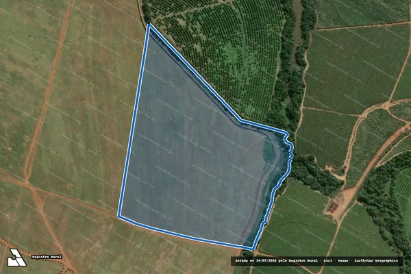 Imagem de satélite de FAZENDA FAXINAL - MATRICULA 65.656 em Porto Feliz - SP
