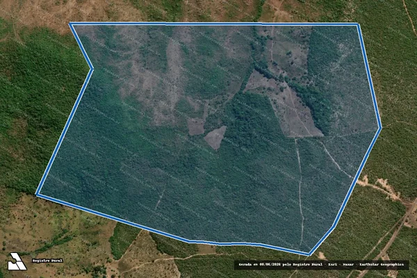 Imagem de satélite de GLEBA CAMPOS NOVOS E GLEBA CAJUEIRO, DATA MALHADA REDONDA - Remanescente em Feira Nova do Maranhão - MA