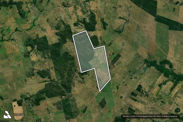 Imagem de satélite de Fazenda Maria Helena em Mirassol d'Oeste - MT