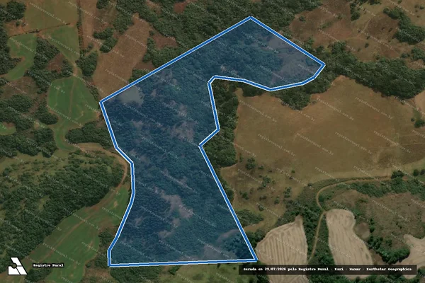 Imagem de satélite de Granja Jovir ?  (Matr.4.400) ? 04 - Parte 1 em Muitos Capões - RS