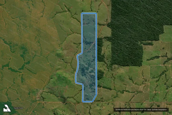 Imagem de satélite de ESTÂNCIA SILVEIRA - 001 em Ariquemes - RO