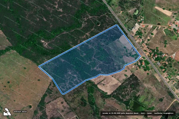 Imagem de satélite de SITIO GANDU - AREA REMANESCENTE em Itabaiana - SE