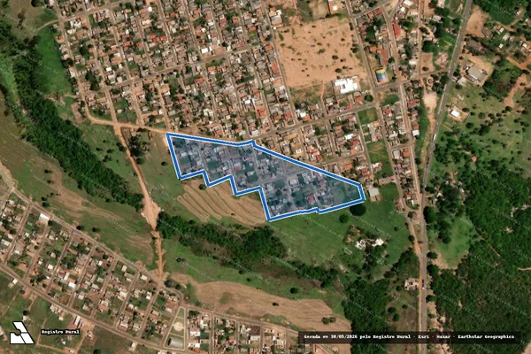 Imagem de satélite de Fazenda Santa Rita de Cássia - Gleba Gleba 2 em Alto Araguaia - MT