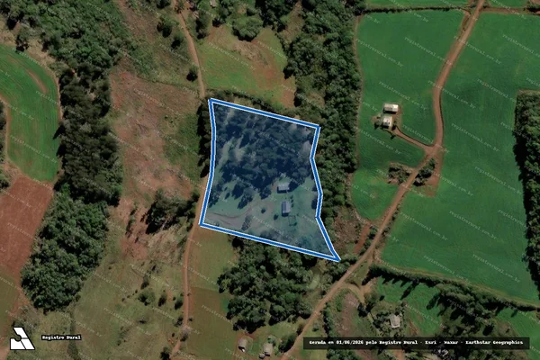 Imagem de satélite de Lote 09-P.A. FAXINAL DOS DOMINGUES I - GLEBA C em Fraiburgo - SC