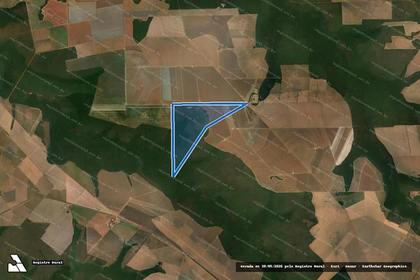Imagem de satélite de Fazenda Três Coqueiros - Parte 1 em Brasnorte - MT