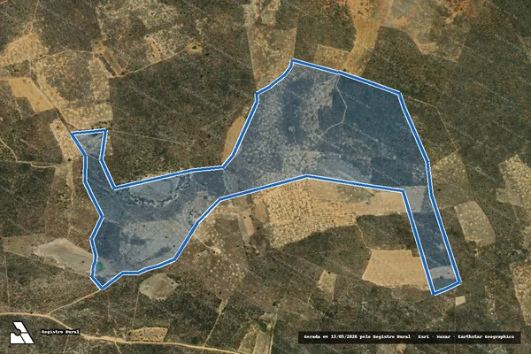 Imagem de satélite de FAZENDA CAIPORA - FAZENDA CAIPORA em Santa Filomena - PE