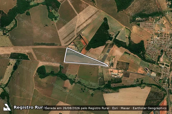 Imagem de satélite de SITIO NOVA VENEZA - Parte 1 em Ipameri - GO