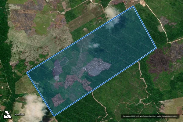 Imagem de satélite de Agropecuária São Sebastião I  - Parte 1 em São Miguel do Guamá - PA