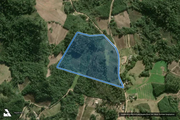 Imagem de satélite de Propr. Família Bandow - PARCELA 03 em Cerro Grande do Sul - RS