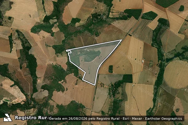 Imagem de satélite de Fazenda Estância do Sonho - 001 em São Miguel do Passa Quatro - GO