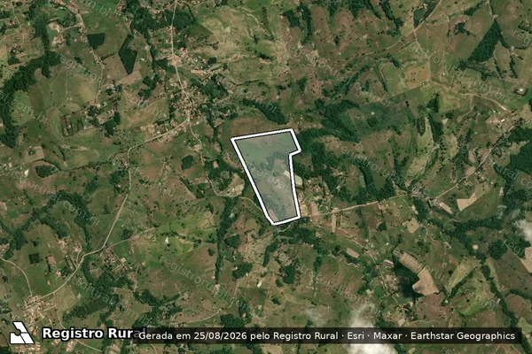 Imagem de satélite de Sítio Bom Retiro - GLEBA 1D em Conchas - SP