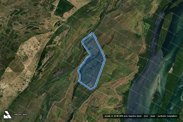 Imagem de satélite de Fazenda Conquista - Fazenda Conquista em Batayporã - MS