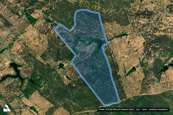 Imagem de satélite de VARZÉA DO SACO - Parcela 1 em Igaracy - PB