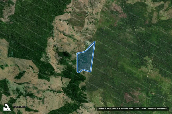 Imagem de satélite de Fazenda Lusitânia - Parte 1 em Itapebi - BA