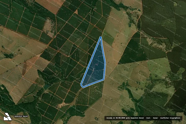Imagem de satélite de Fazenda FENIX X - Gleba I em Avaí - SP