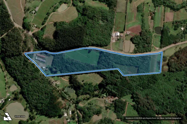 Imagem de satélite de Sem Denominação - Parte 1 em Caxias do Sul - RS