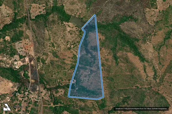 Imagem de satélite de FAZENDA TESOURO - GLEBA 04 em Cristalândia - TO