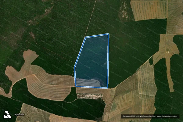 Imagem de satélite de FAZENDA JANETE - Lote 455-E PARTE A, SETOR TEN. MARQUES, GLEBA IQUÊ