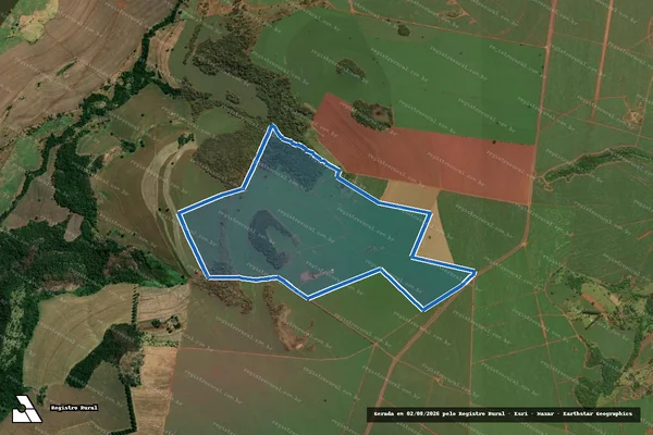 Imagem de satélite de FAZENDA RAMALHETE - Unica em Conquista - MG