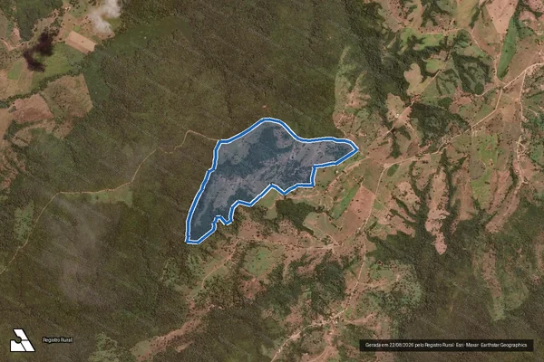 Imagem de satélite de FAZENDA POÇO LUGAR DEN. OLHO D?AGUA - Parte 1 em Posse - GO