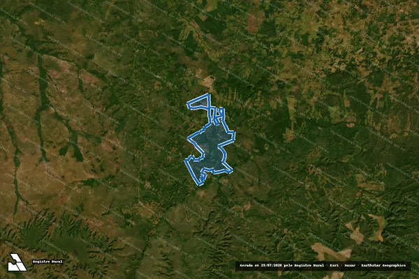 Imagem de satélite de FAZENDA VÃO DO CHAPÉU E OUTRAS - Parte 1 em Tuntum - MA