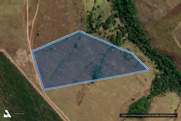 Imagem de satélite de Fazenda Campo Alegre Parte 03 - Gleba 02 em São Roque de Minas - MG
