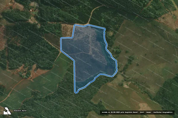Imagem de satélite de Fazenda Trindade - Faz Trindade ? 1 em Tibagi - PR