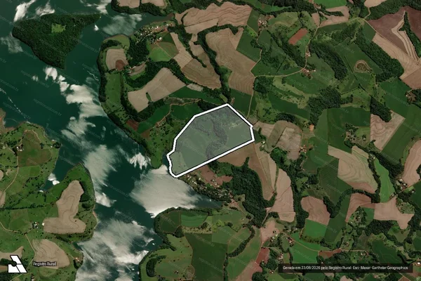 Imagem de satélite de LR 217-A REM LT 217 GLB 05 IM ANDRADA - Parcela 1 em Três Barras do Paraná - PR
