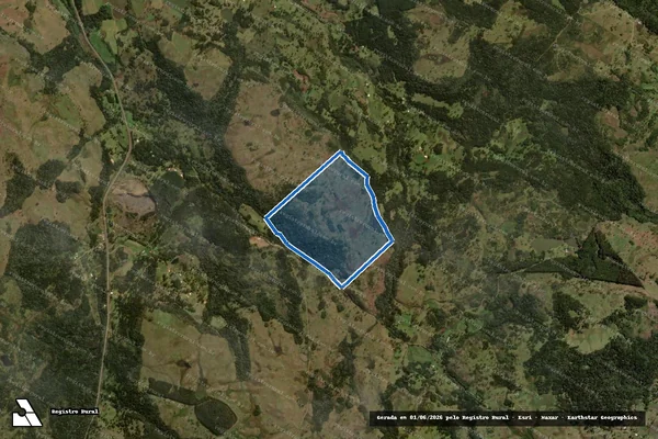 Imagem de satélite de FAZENDA RINCÃO DA BOA VENTURA - . em Painel - SC