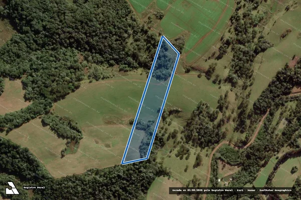 Imagem de satélite de Fazenda Cachoeira - Parcela 1 em Caçador - SC