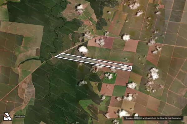 Imagem de satélite de Fazenda Tucunaré - Matrícula 558 ( Parcela 2 ) em Sapezal - MT