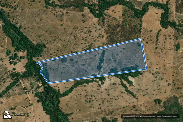 Imagem de satélite de FAZENDA CRISTAL - 001 em Goiás - GO