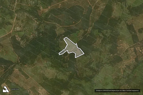 Imagem de satélite de FAZENDA RIO VERDE E MONTE ALTO - FAZ. RIO VERDE E MONTE ALTO em Mineiros - GO